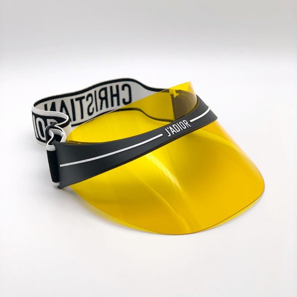 💯 NEW DIOR CLUB 1 OTL Yellow Visor Hat DIORClub1 - Picture 7 of 15